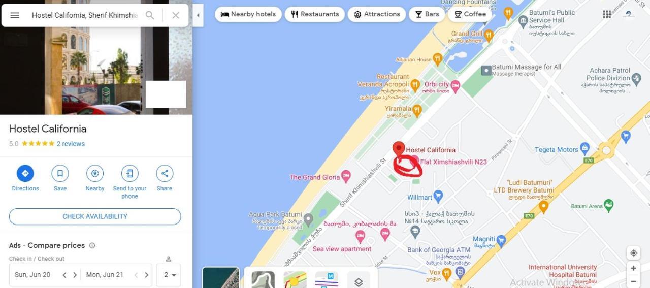 Hostel California Batumi Ngoại thất bức ảnh